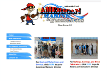 Tablet Screenshot of americanmarinenc.com
